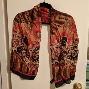 Harvé Benard 100% Silk Scarf